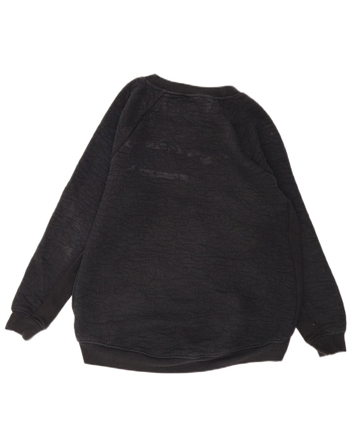 Nike Dame Sweatshirt Jumper Large Sort Bomuld