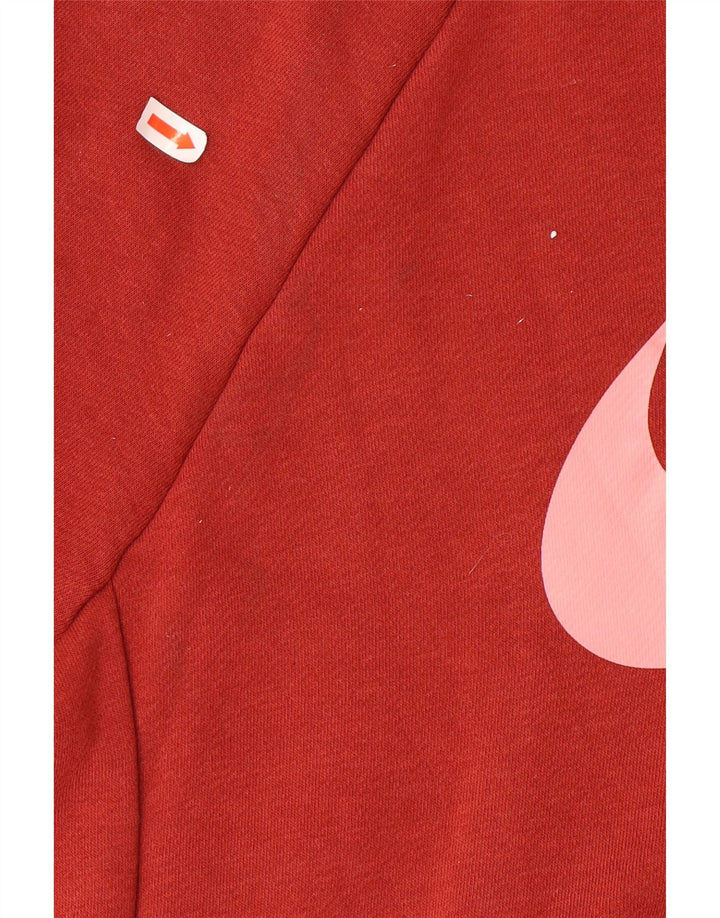 NIKE Womens Graphic Sweatshirt Jumper UK 16 Large Red Cotton Vintage Nike and Second-Hand Nike from Messina Hembry 