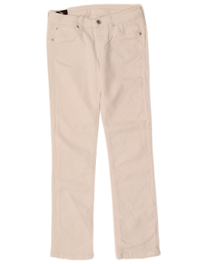 Uniform Dame Slim Jeans W27 L29 Hvid Bomuld