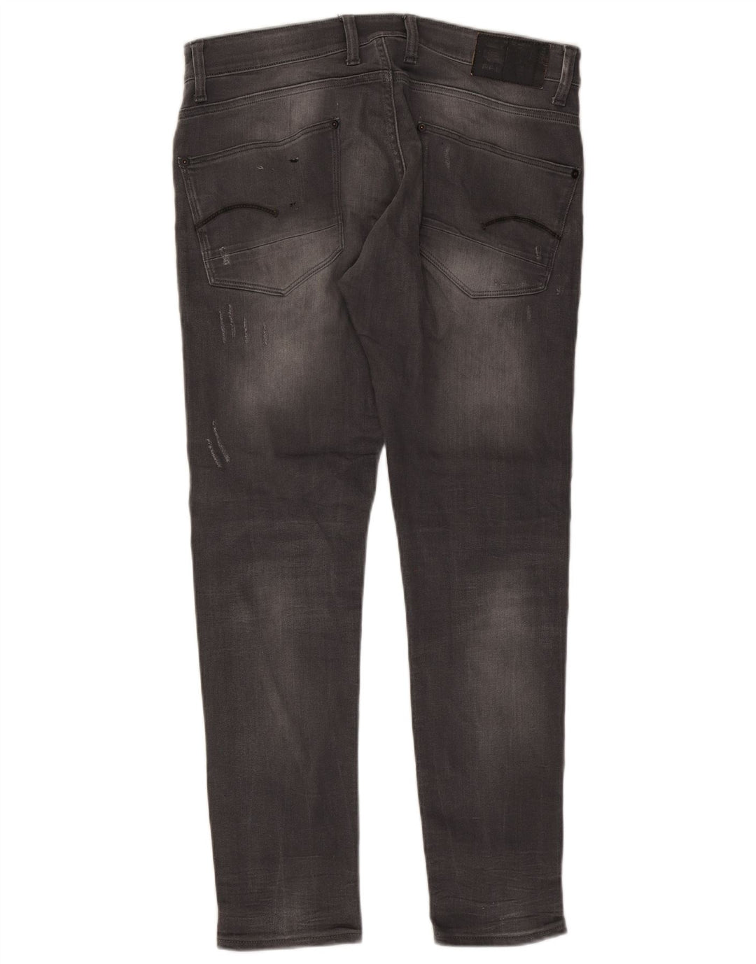 G-Star Herre Distressed Super Slim Jeans W36 L32 Grå Bomuld