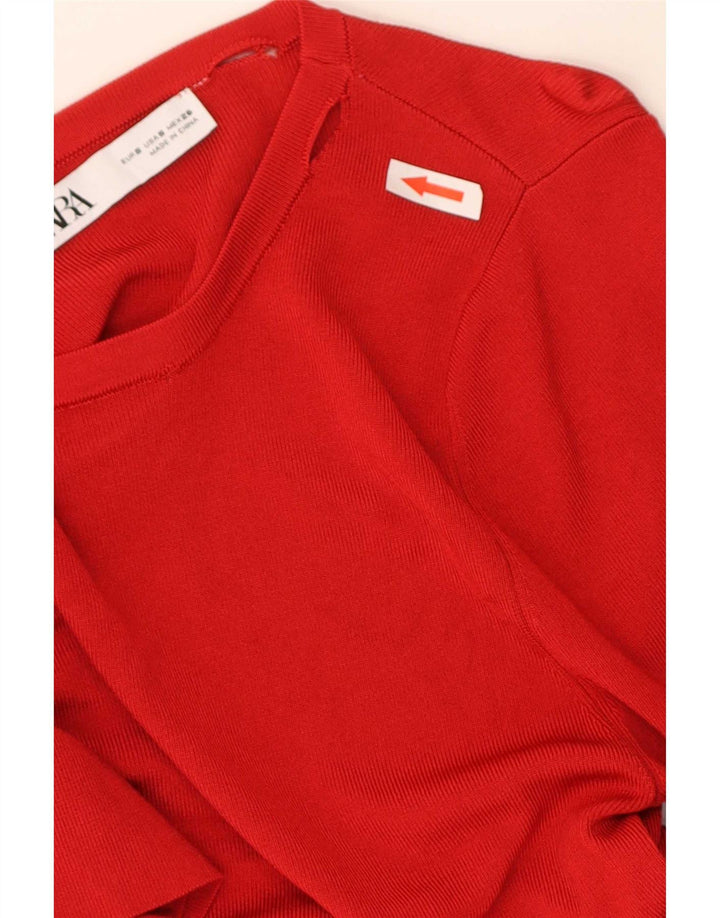 Zara Damebluse Top UK 8 Lille Rød
