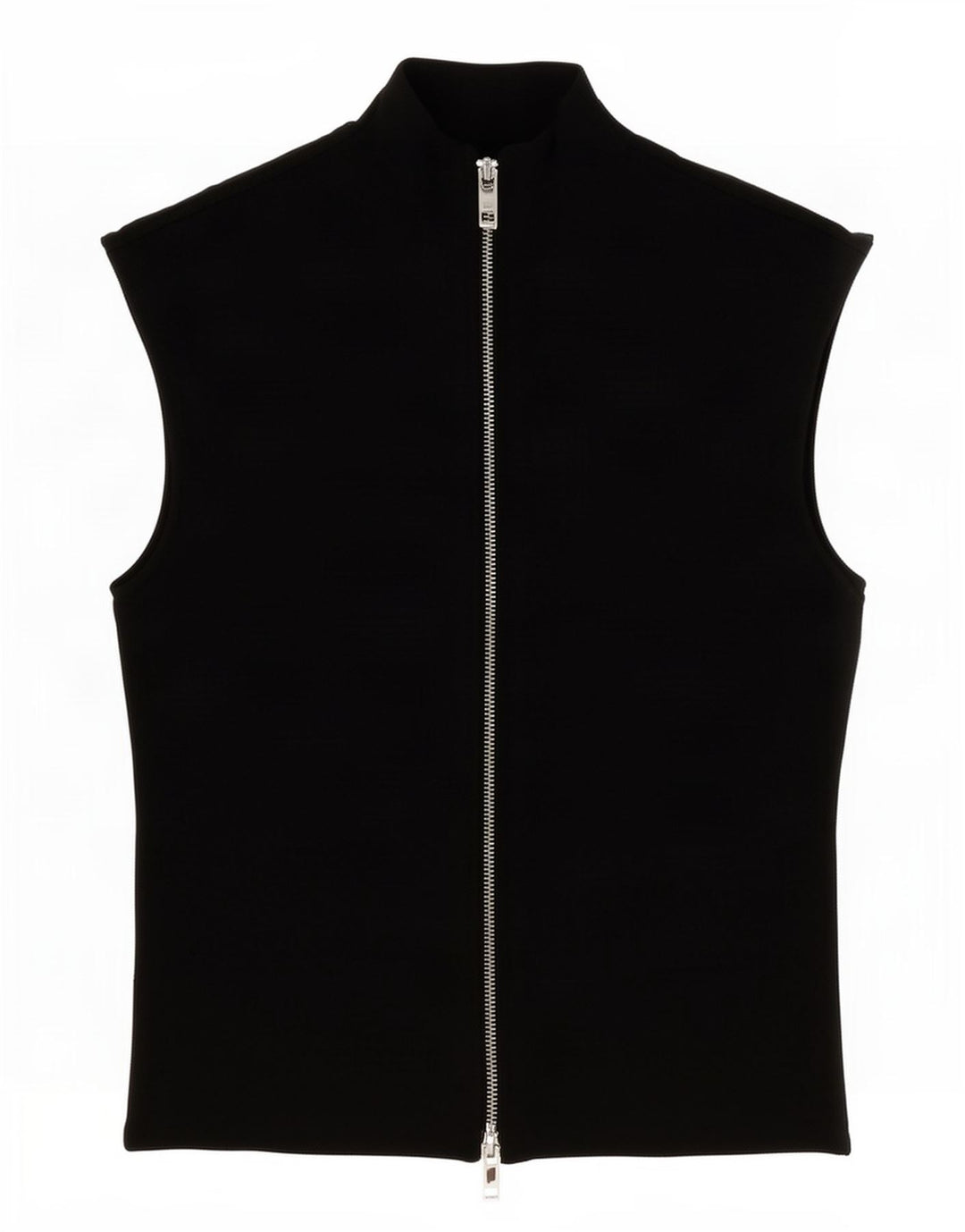 Zara Dame Ærmeløs Bluse Top UK 10 Small Black Viscose