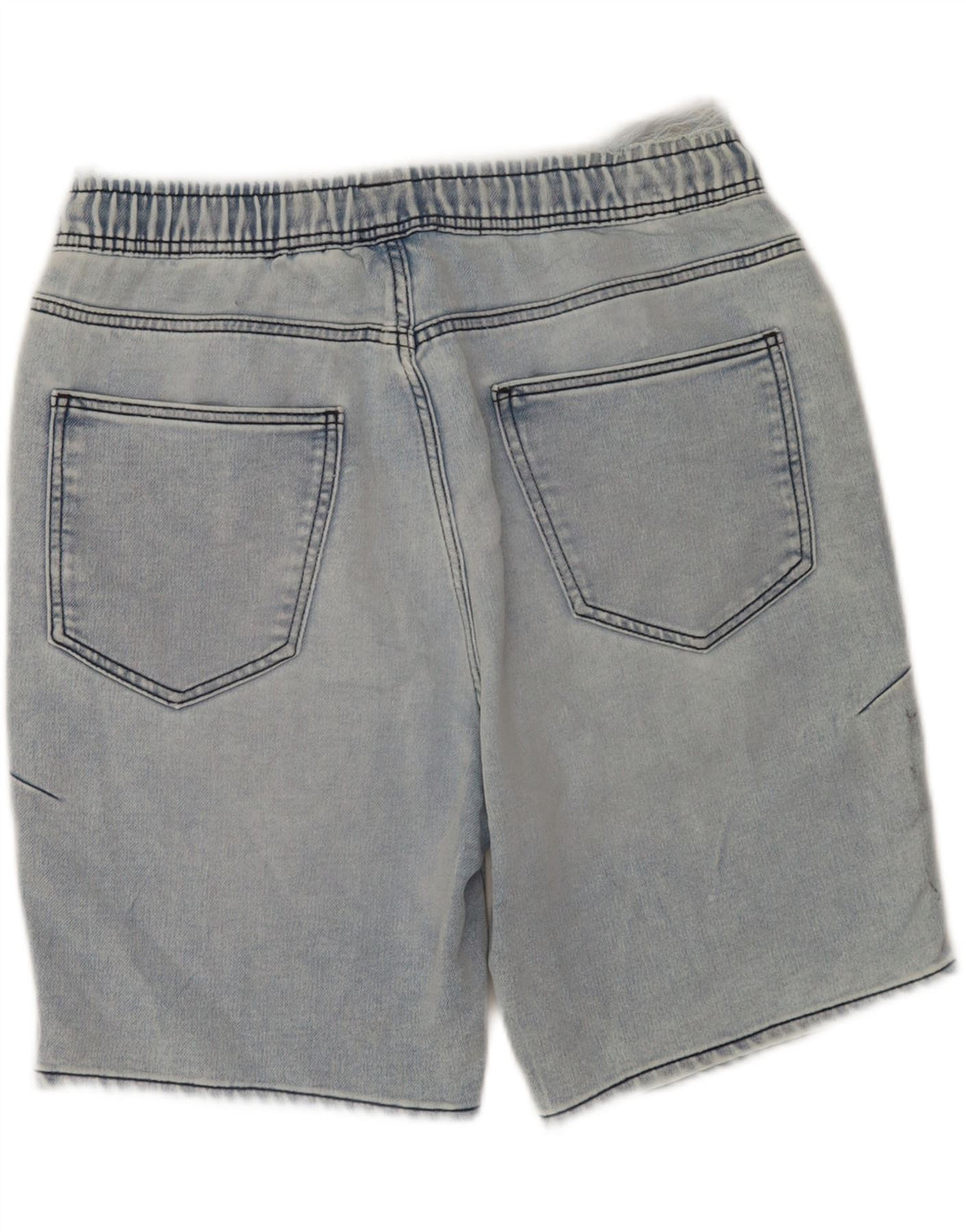 Zara Dame Denim Shorts Large W32 Blå