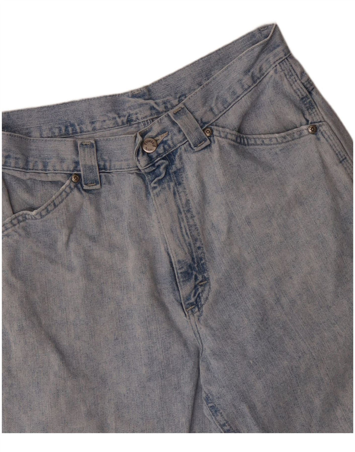 LEE Dame Cargo Loose Jeans W28 L28 Blå Bomuld
