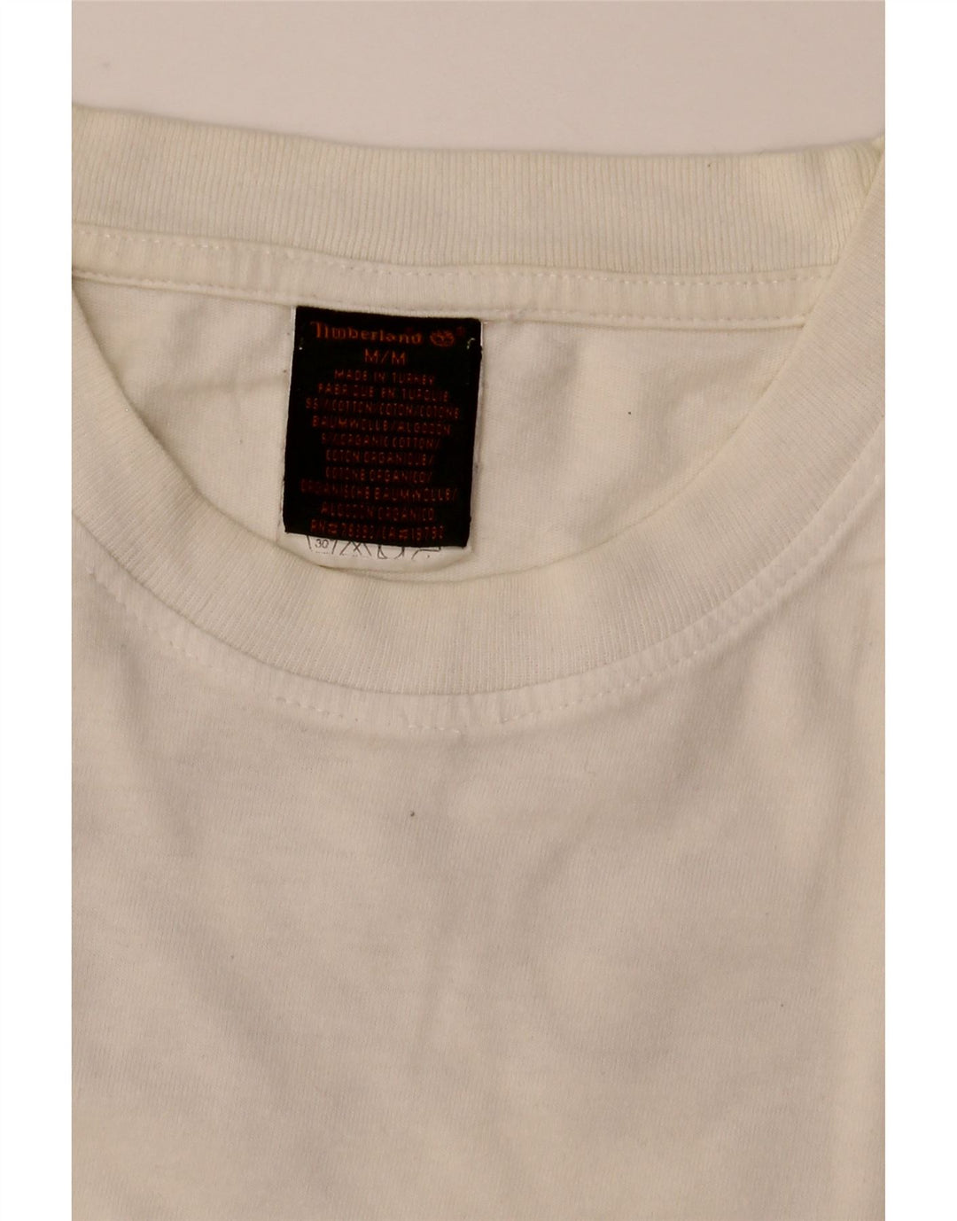 Timberland Herre grafisk T-shirt top mellem hvid bomuld
