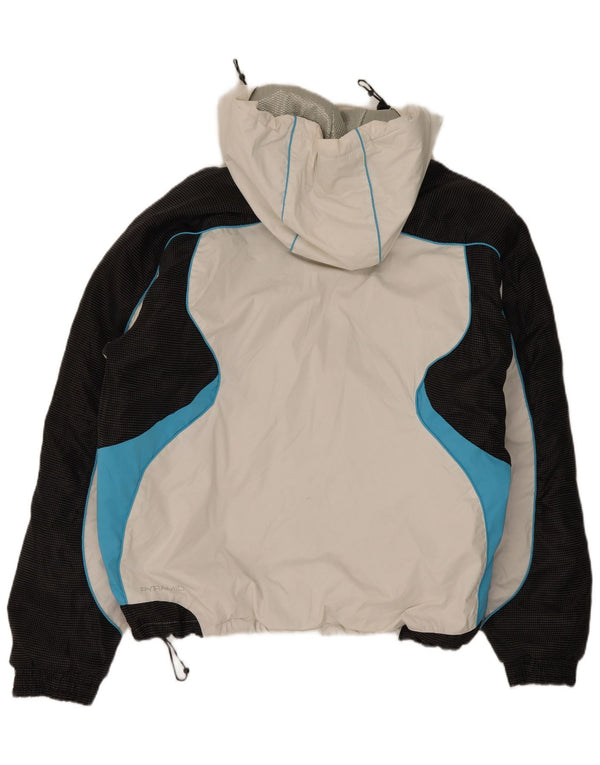 Pyramid Herre Hætte Skijakke UK 44 2XL Hvid Colourblock