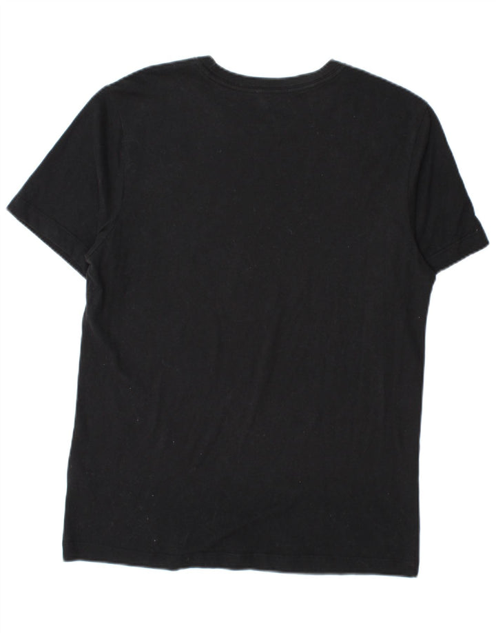 NIKE Mens Dri Fit T-Shirt Top Small Black Cotton