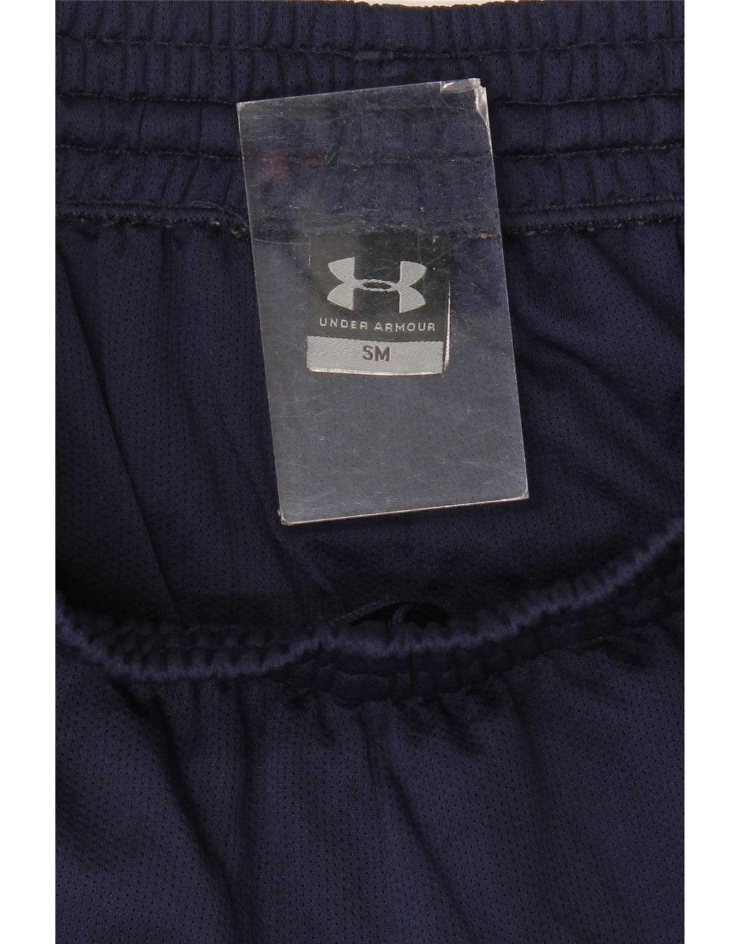 Under Armour Herre Sportshorts Small Navy Blue Colourblock Polyester