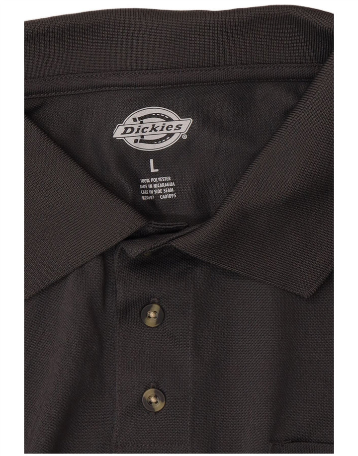 DICKIES Poloshirt til mænd Stor grå polyester
