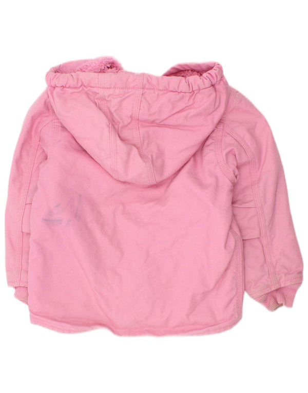 Carhartt Sherpa-jakke med hætte til piger 2-3 år Pink Bomuld