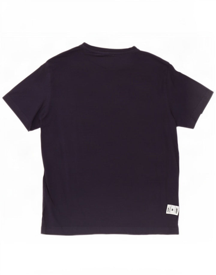 Gant Herre T-Shirt Top Medium Marineblå Bomuld