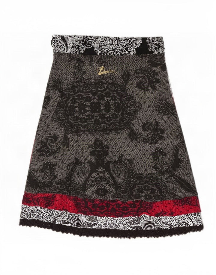 Desigual Dame A-Line nederdel Medium W28 Flerfarvet Paisley