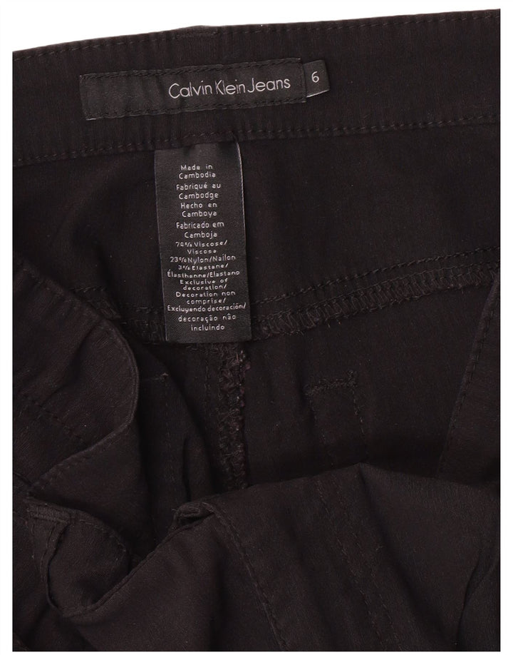 Calvin Klein Jeans Dame Casual Bukser US 6 Small W32 L26 Black Classic