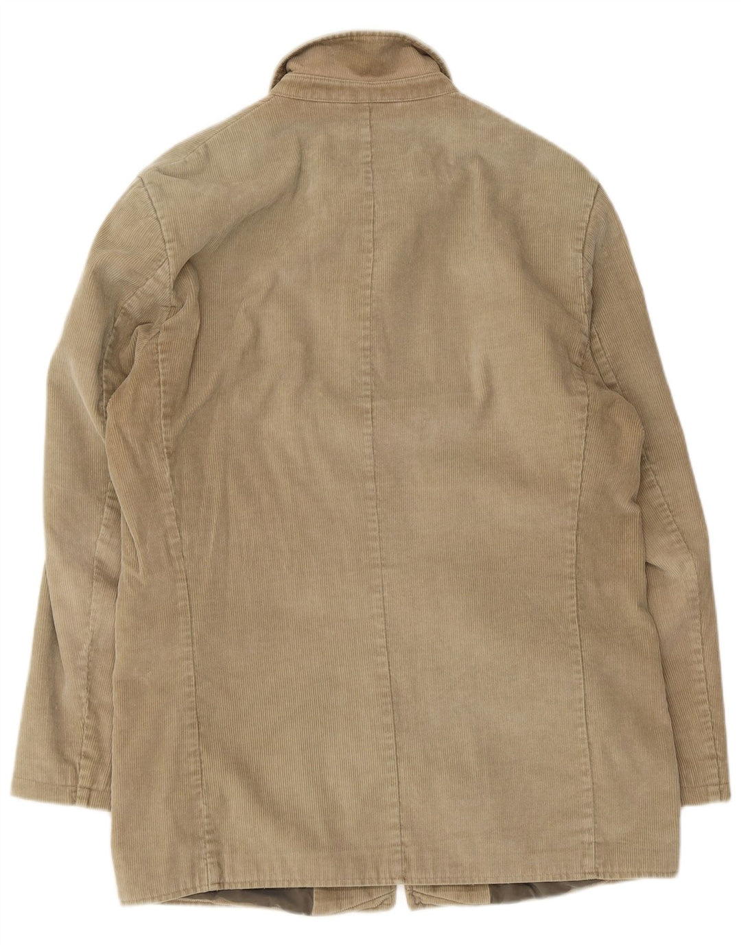 Camel Herre Corduroy-jakke EU 50 Stor Beige Bomuld