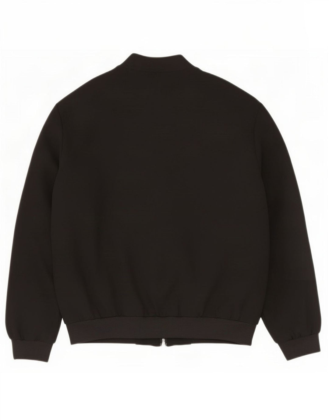 Zara Womens Bomber Jacket UK 14 Medium Black Polyester