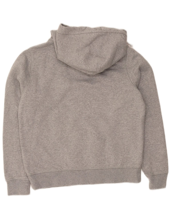 Jack Wills Dame Grafisk Regular Fit Hættetrøje Jumper UK 14 Stor Grå Bomuld