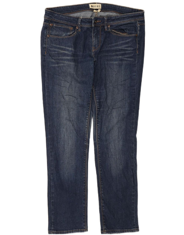 Roxy Dame Slim Jeans W31 L28 Marineblå Bomuld
