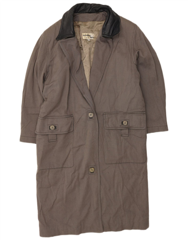 ANNALISA FERRO Dameoverfrakke IT 44 Mellemgrå Akryl