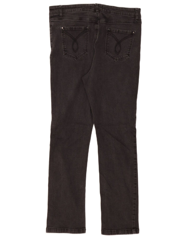 Marks & Spencer Dame Classic Fit Slim Jeans UK 14 Large W32 L28 Black