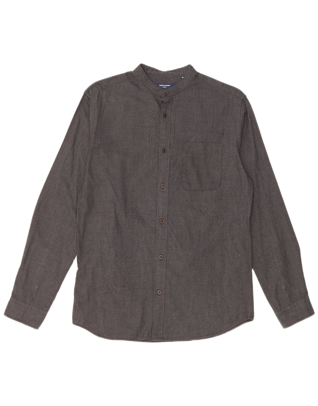 Jack & Jones herreskjorte mellemgrå bomuld