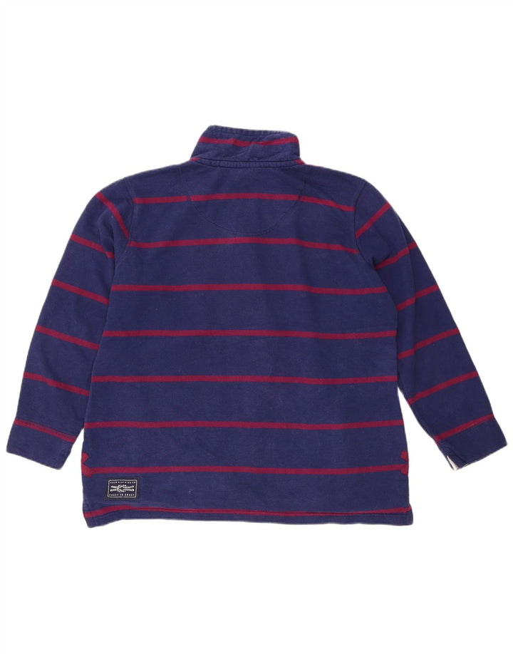 CREW TØJ Dame Sweatshirt Jumper UK 16 Stor Marineblå Stribet