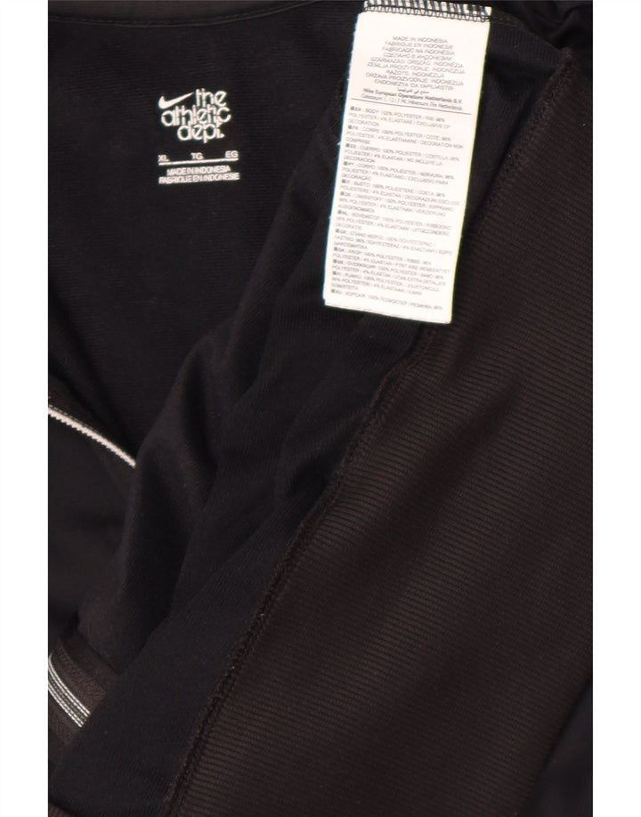Nike træningsdragt topjakke til kvinder UK 18 XL sort polyester