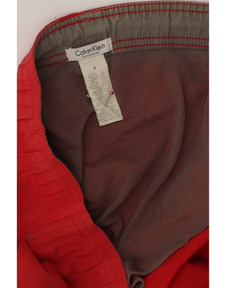 Calvin Klein Badeshorts til mænd Små rød polyester