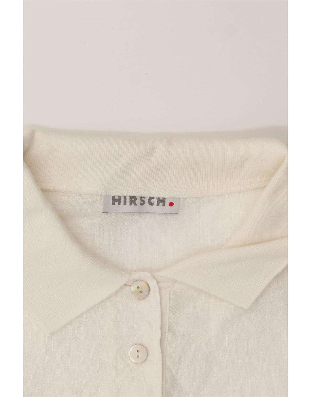 HIRSCH Womens Short Sleeve Pullover Shirt UK 20 2XL White Vintage Hirsch and Second-Hand Hirsch from Messina Hembry 