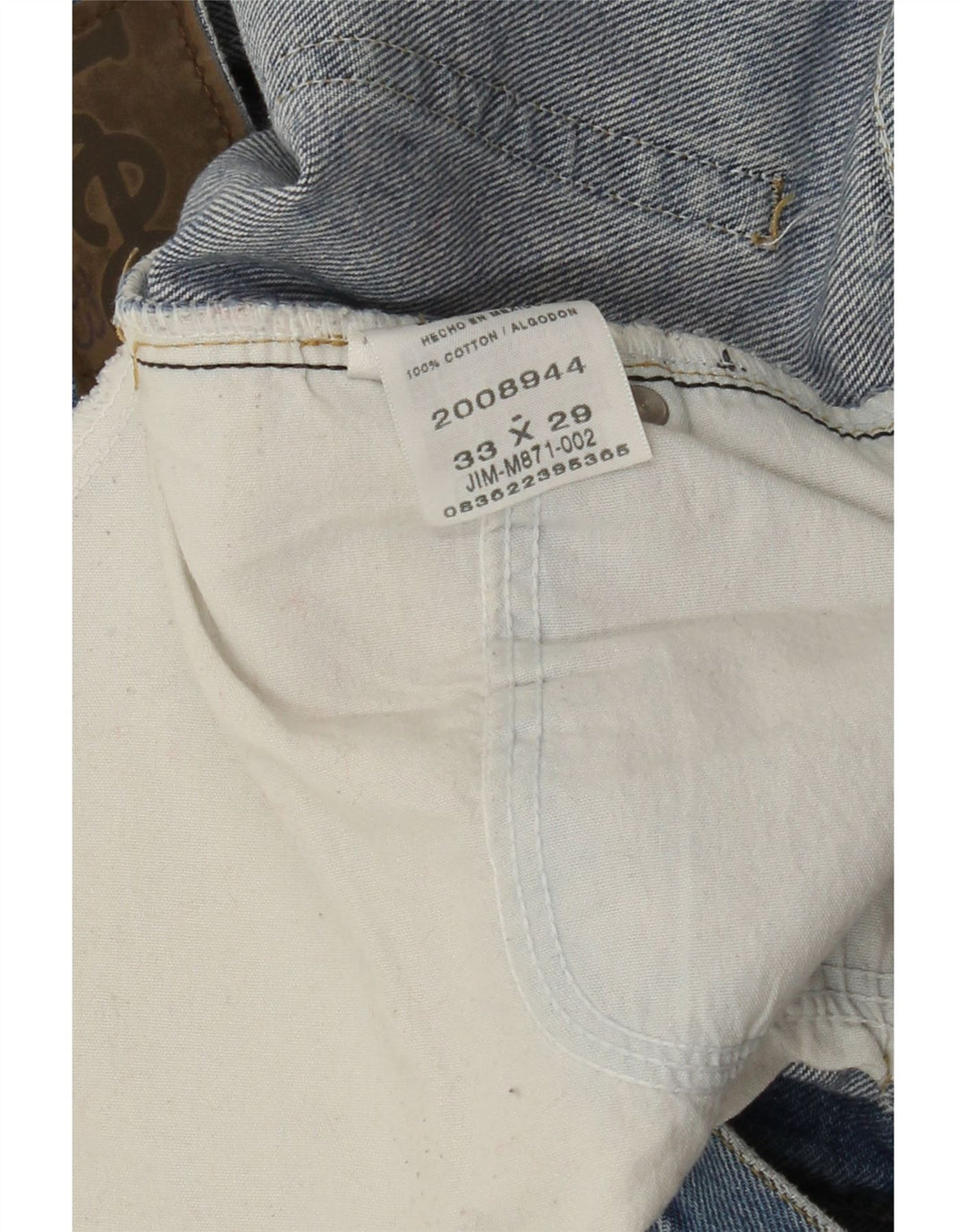 LEE Mens Regular Fit Straight Jeans W33 L29 Blue Cotton Vintage Lee and Second-Hand Lee from Messina Hembry 