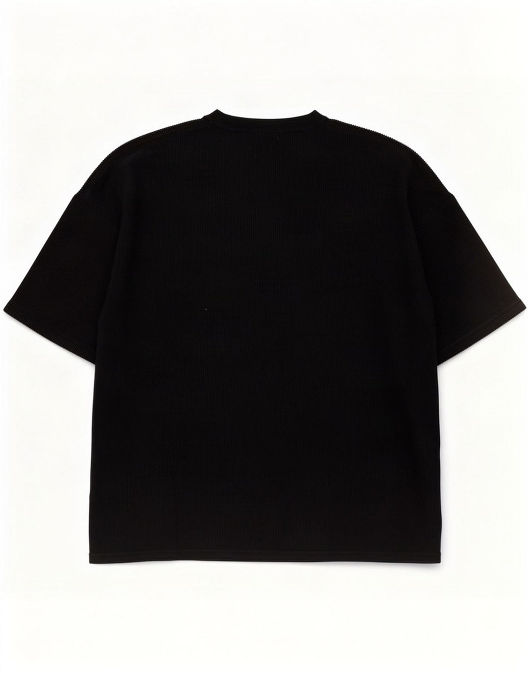 Zara Herre T-Shirt Top Stor Sort Bomuld