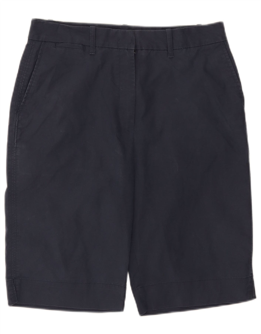 Marks & Spencer Chino Shorts til kvinder UK 12 Medium W32 Marineblå Bomuld