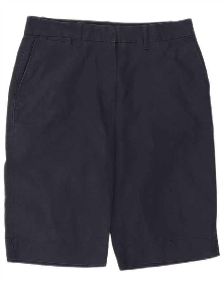 Marks & Spencer Chino Shorts til kvinder UK 12 Medium W32 Marineblå Bomuld