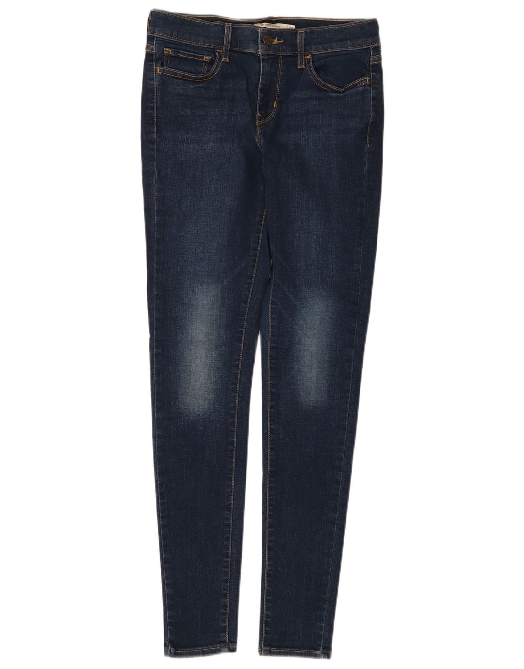 LEVI'S Dame 710 Super Skinny Jeans W28 L30 Marineblå