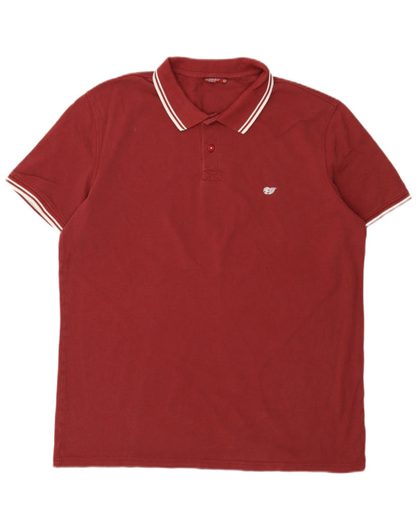 Carrera herre poloshirt 2XL Bourgogne bomuld