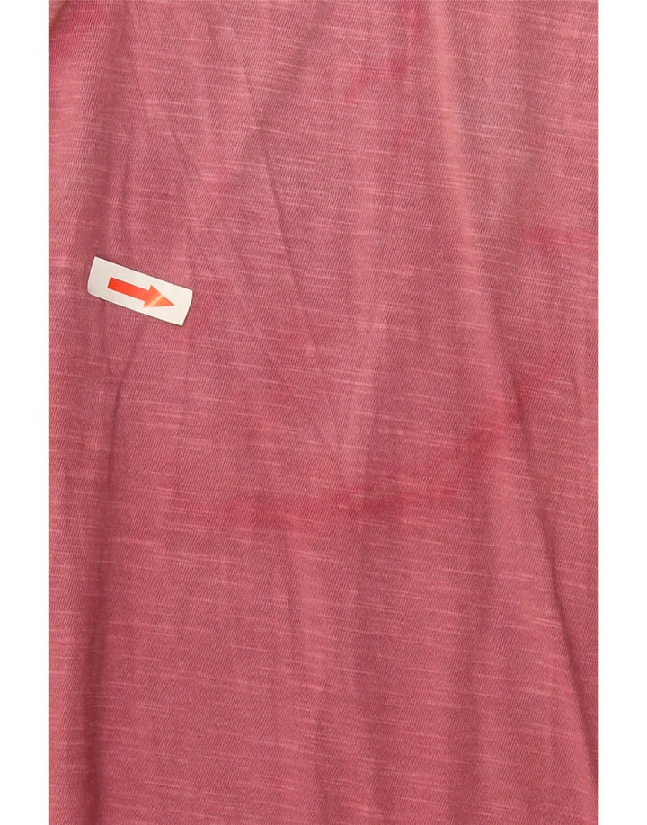 Jack & Jones Herre T-Shirt Top Stor Pink Flecked Bomuld
