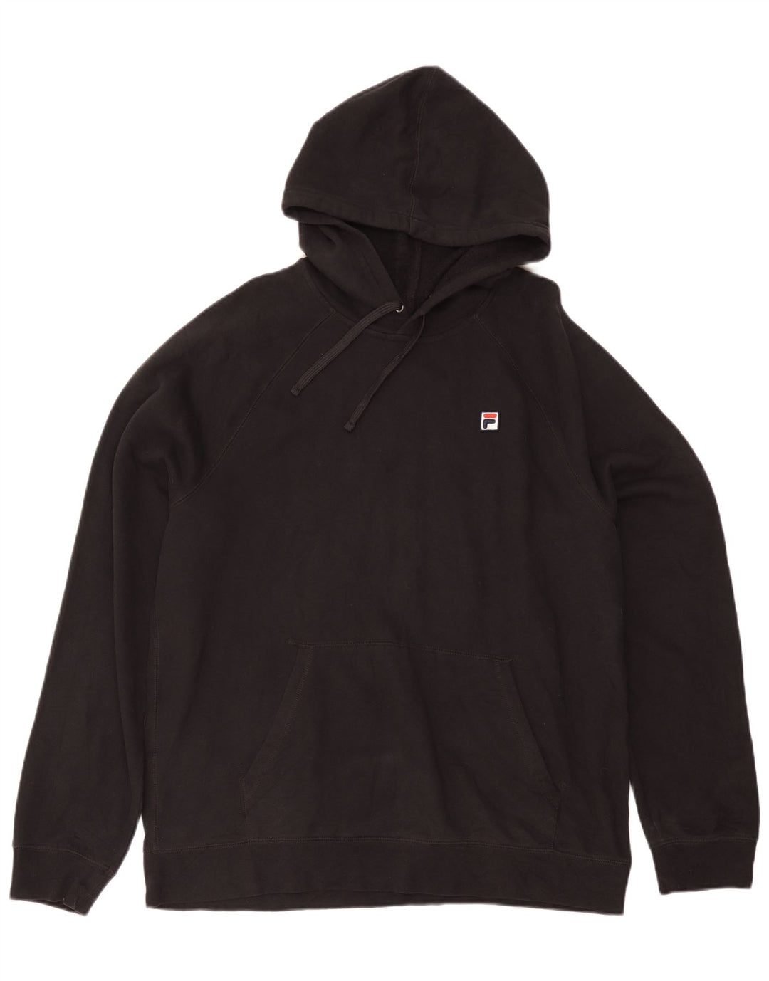 Fila Herre Regular Fit Hoodie Jumper XL Sort Bomuld