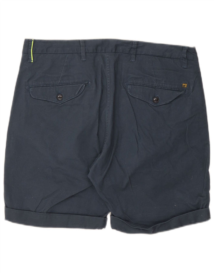 Scotch & Soda Chino Shorts til mænd W32 Mellem marineblå bomuld