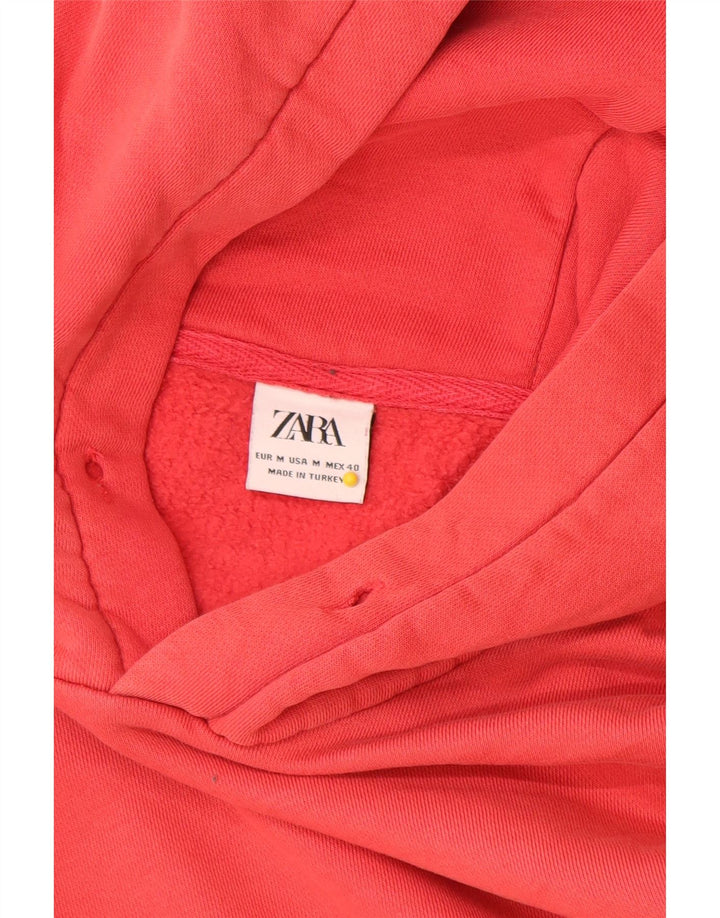 Zara Herre hættetrøje Jumper Medium Rød Bomuld