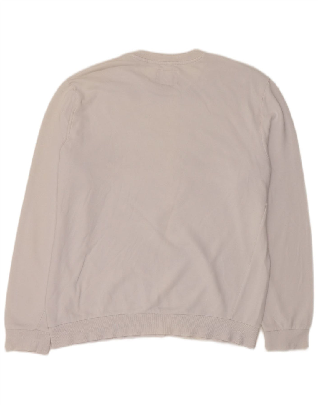 Guess Herre grafisk sweatshirt XL Off White Bomuld