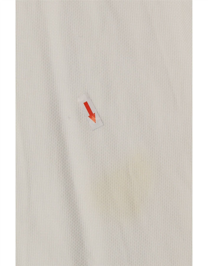 Hugo Boss Herre Slim Fit Skjorte Størrelse 40 15 3/4 Medium Hvid Bomuld
