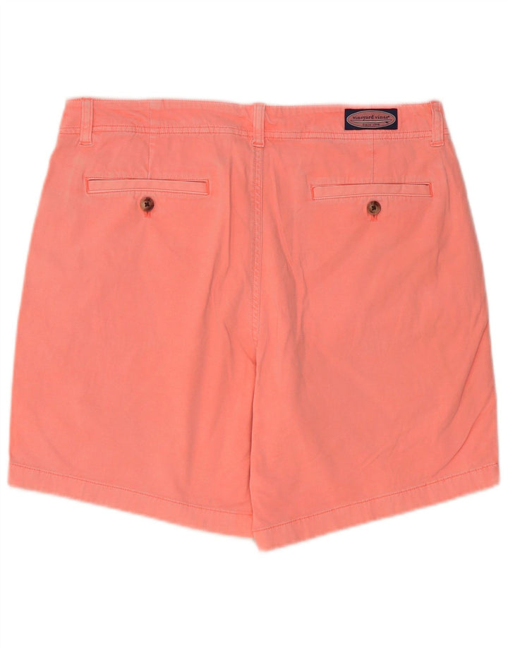 VINEYARD VINES Herre Chino Shorts W33 Medium Pink Bomuld