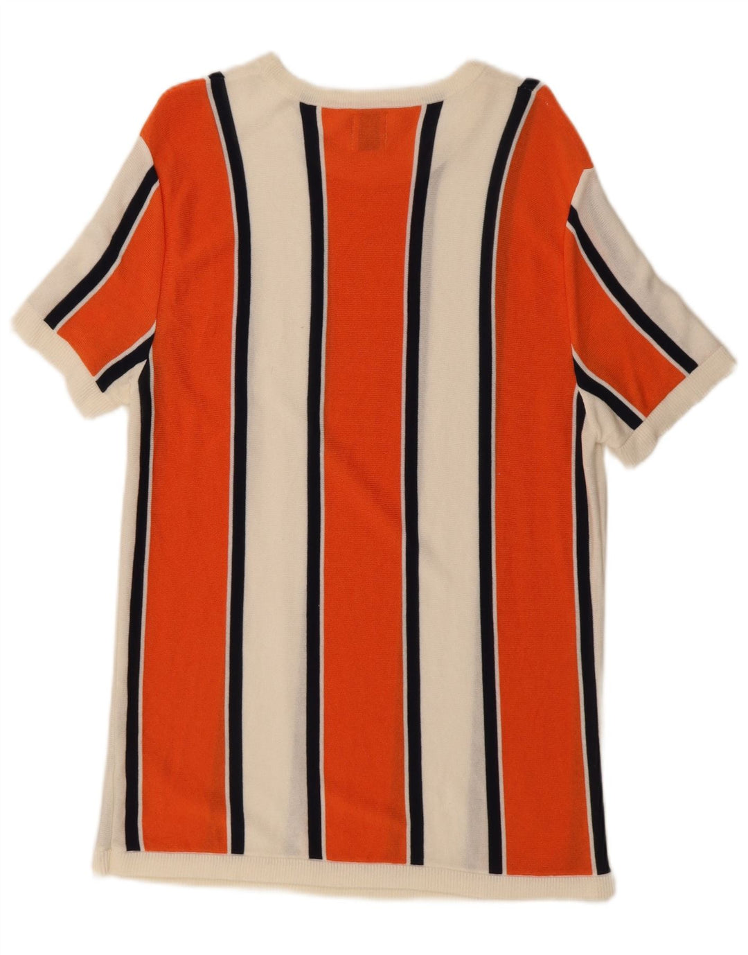 Zara Womens Basic Dress UK 18 XL Hvidstribet viskose