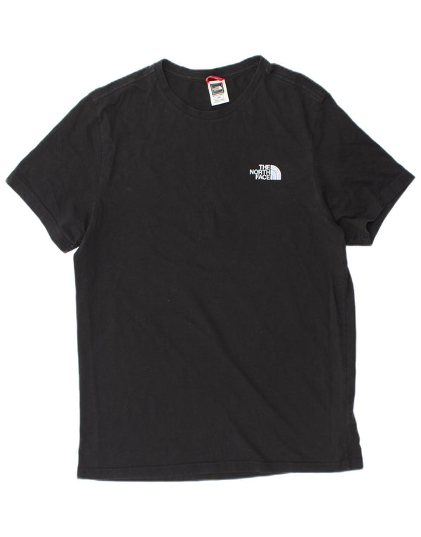 THE NORTH FACE Herre T-Shirt Top Medium Sort Bomuld