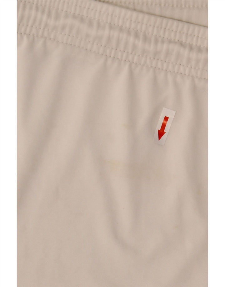 Nike Herre Dri Fit sportsshorts store hvide polyester