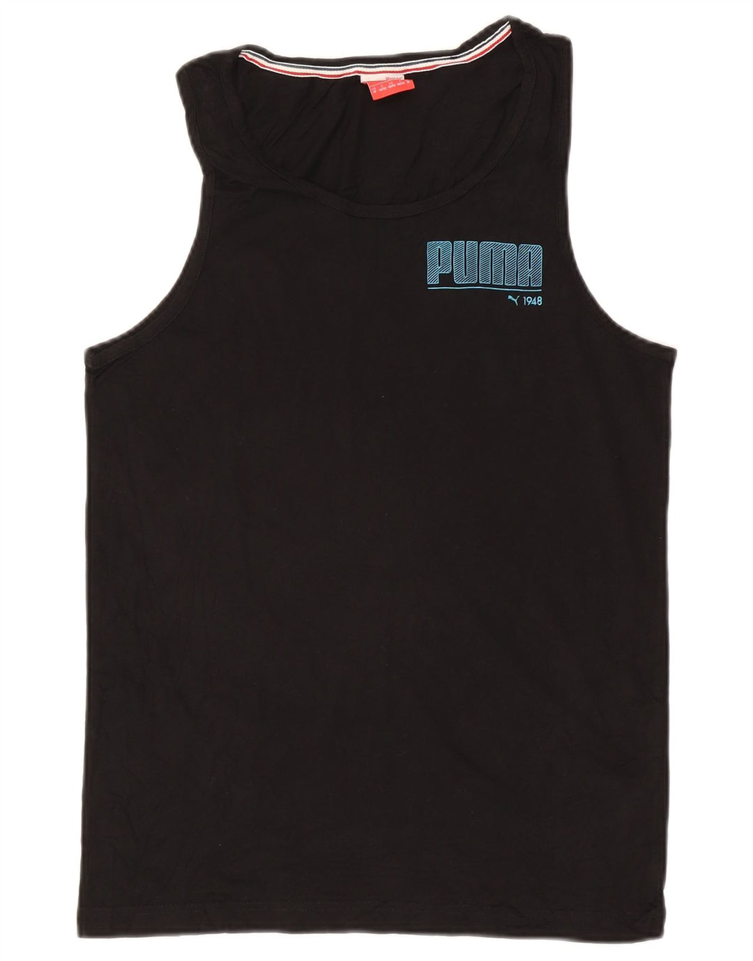 Puma Herre Grafisk Vest Top Medium Sort Bomuld