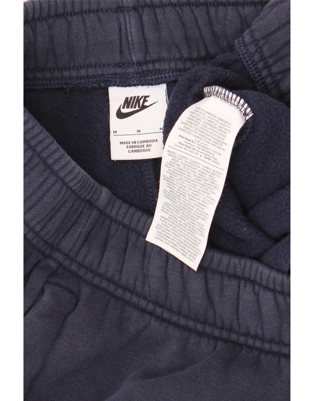 Nike Herre grafisk træningsdragt Bukser Joggers Medium Navy Blue Colourblock