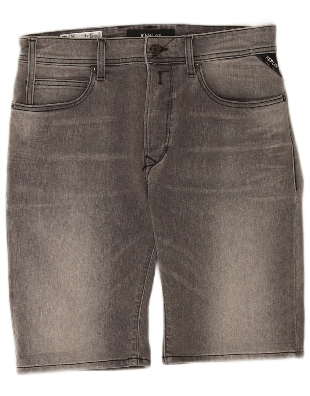 Replay Herre Larston Denim Shorts W30 Medium Grå Bomuld