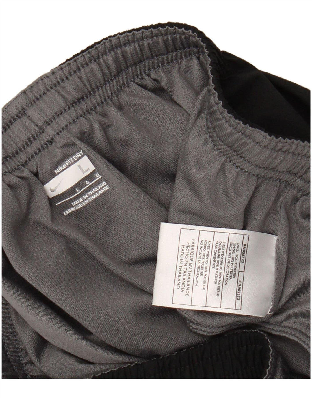 Nike Herre Fit Dry Sportshorts Stor sort polyester