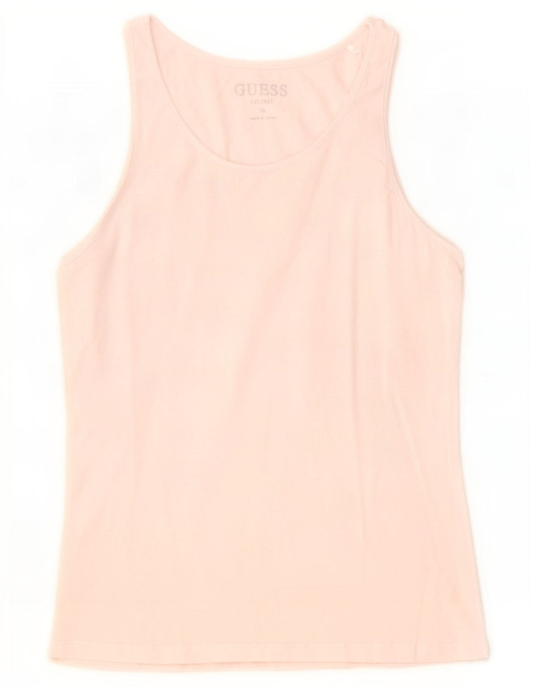 Guess Girls Vest Top 15-16 År Pink Polyester
