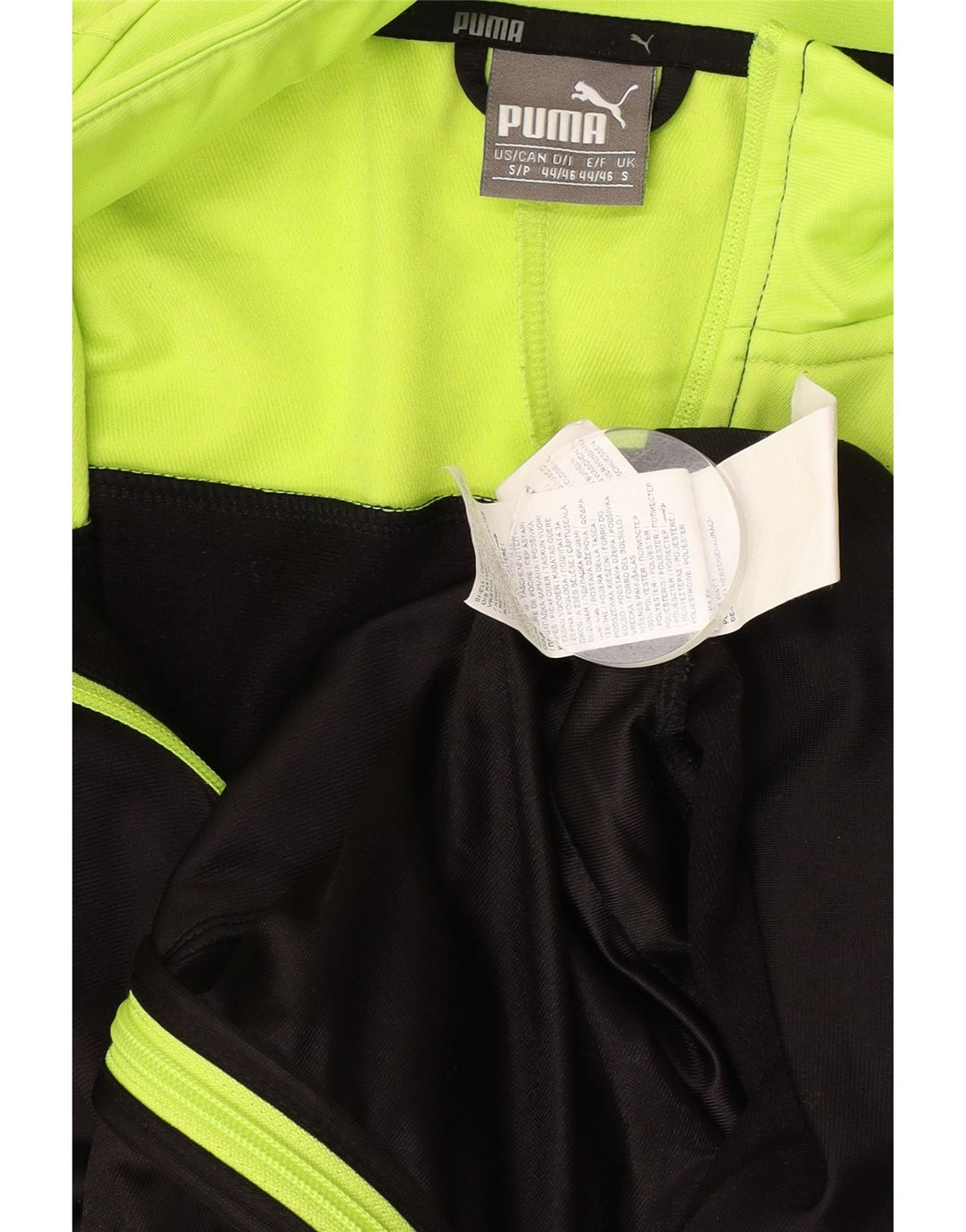 Puma Herre grafisk træningsdragt Topjakke Lille sort Colourblock Polyester